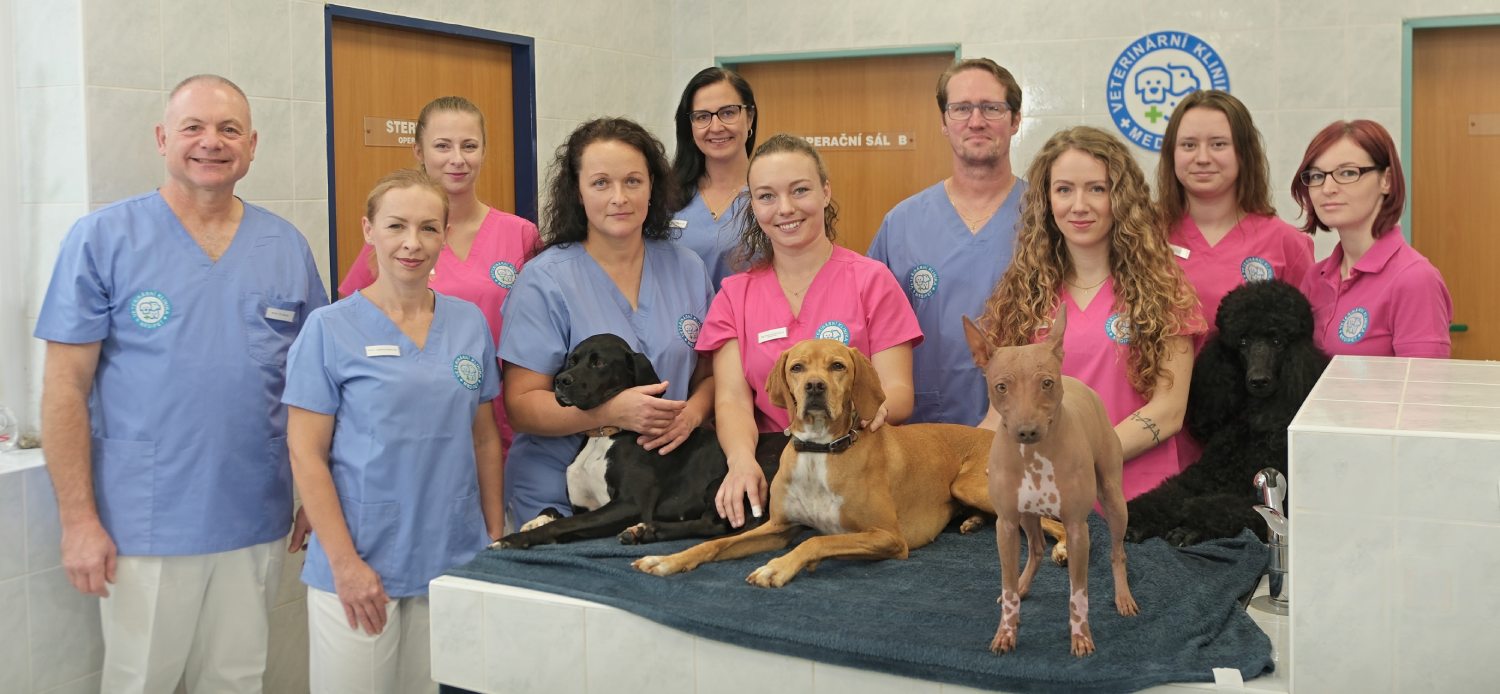 Tým veterinární kliniky Medipet Zlín
